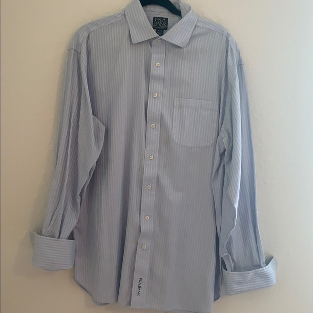 Jos A Bank bottom up shirt size  16.5 • 35